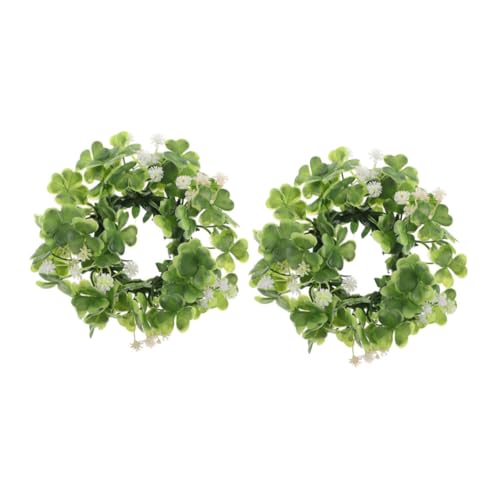 ibasenice 2 Stück Kerzenständer Mini Kranz Frühlingskerzenringe Religiös St Patricks Day Basteln St Patricks Day Figurine St Patricks Day Heim Tafelaufsatz Kerzenringe Für ibasenice 2 Stück Kerzenständer Mini Kranz Frühlingskerzenringe Religiös St Patricks Day Basteln St Patricks Day Figurine St Patricks Day Heim Tafelaufsatz Kerzenringe Für von ibasenice