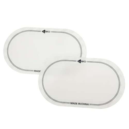 ibasenice 2 Stück Kick Drum Patch Aufkleber Selbstklebende Bass Drum Schutzfolie Ersatz für Doppelpädagogische für Auftritte und Aufnahmen von ibasenice