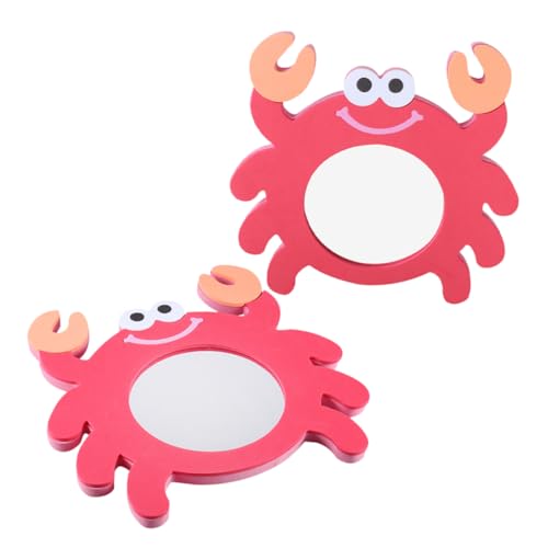 ibasenice 2 Stück Kinderbadspiegel Badewanne Mirror Crab Badespielzeug Badspielzeugspiegel Cartoonspiegelspielzeug Water Badewanne Duschspielzeug Krabbenbabyspiegel Eva Rosa ibasenice 2 Stück Kinderbadspiegel Badewanne Mirror Crab Badespielzeug Badspielzeugspiegel Cartoonspiegelspielzeug Water Badewanne Duschspielzeug Krabbenbabyspiegel Eva Rosa von ibasenice