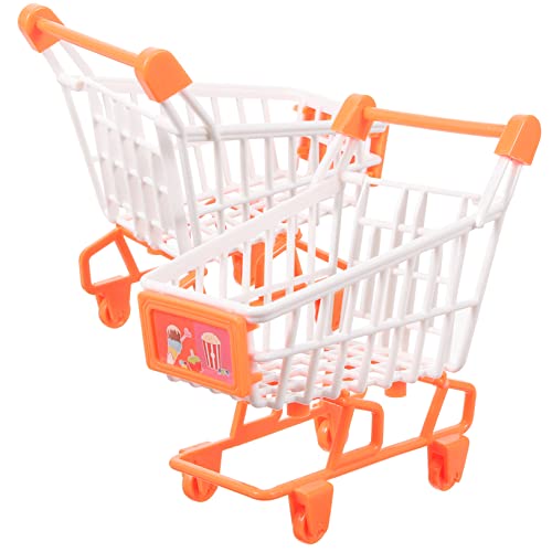 ibasenice 2 Stück Kindereinkaufswagen für Lebensmittel Kleinkinder Einkaufswagenspielzeug für Kleinkinder 1-3 Puppenhaus-Miniaturen Einkaufswagen für Plastik Orange ibasenice 2 Stück Kindereinkaufswagen für Lebensmittel Kleinkinder Einkaufswagenspielzeug für Kleinkinder 1-3 Puppenhaus-Miniaturen Einkaufswagen für Plastik Orange von ibasenice