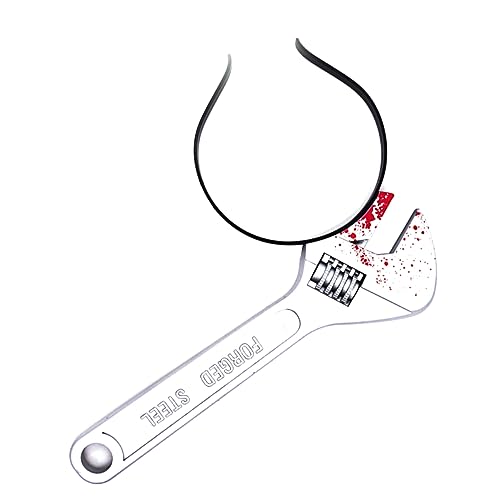 ibasenice 2 Stück Kniffliges Stirnband halloween kopfschmuck halloween kopfbedeckung Gruseliger Halloween-Kopfschmuck Halloween- Schraubenschlüssel-Stirnband durch Kopfstütze von ibasenice