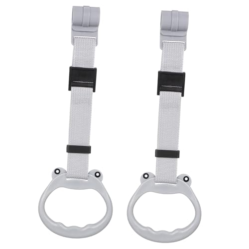 ibasenice 2 Stück -Laufstall Laufstall Laufgitter Zubehör Babyschutz Zubehör Komfortabler Babygriff Spielplatz Ringe -Pull-up-Ringe Spielstiftgriffe Stehringe Plastik Light Grey von ibasenice
