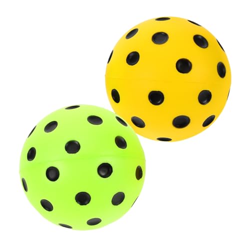ibasenice 2 Stück Leise Stressbälle aus Weichem Pu Schaum Geräuschlose Therapie Entspannungsbälle für Indoor Spiel Stressbewältigung und Handübungen für Altersgruppen von ibasenice