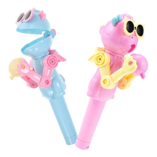 ibasenice Sie Lollipop Roboter Spielzeug 2pcs Dinosaurier Roboter Lollipop Für Party-Spiel von ibasenice