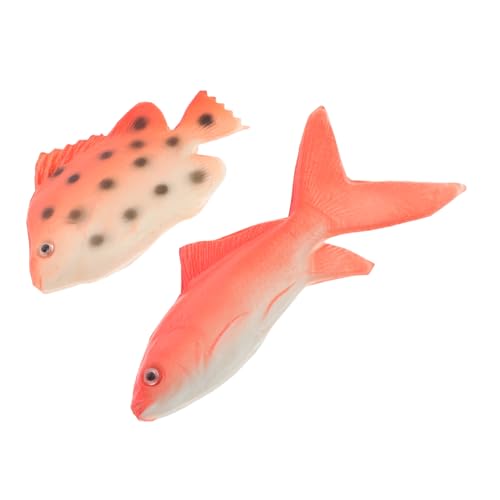 ibasenice 2stücke Simulierte Künstliche Seefische Requisiten Modell Für Party Markt Display Spielzeug Küche Dekoration Fotografie Requisiten Meerestierfiguren Aquarium-Ornamente von ibasenice