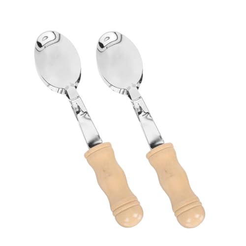 ibasenice 2 Stück Metallische Percussion Instrumente Rustikale Rhythmuslöffel für Partys und Musikveranstaltungen Tragbar und Vielseitig ibasenice 2 Stück Metallische Percussion Instrumente Rustikale Rhythmuslöffel für Partys und Musikveranstaltungen Tragbar und Vielseitig von ibasenice