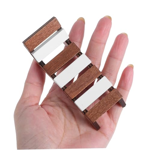 ibasenice 2 Stück Mini Möbel Ornament Puppenhaus Miniaturstuhl Mini Strandstuhl Aus Holz Miniatur Strandzubehör Puppenhausstuhl Strandstuhl Puppenstuhl von ibasenice