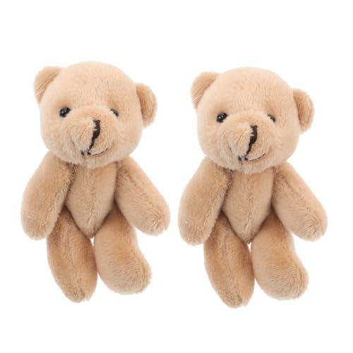 ibasenice Tiny Bear Puppenhaus Zubehör Plüsch Stofftier Spielzeug Mini Bär Puppen Für Jungen Und Mädchen Geburtstag von ibasenice