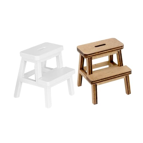 ibasenice 2 Stück Mini-tritthocker Winzig Klein Erwachsene Miniaturen Stühle Puppe Schritt Mini-hocker- Mini-hocker-Modell Miniaturschmuck Miniaturhocker Zum Basteln Birke ibasenice 2 Stück Mini-tritthocker Winzig Klein Erwachsene Miniaturen Stühle Puppe Schritt Mini-hocker- Mini-hocker-Modell Miniaturschmuck Miniaturhocker Zum Basteln Birke von ibasenice