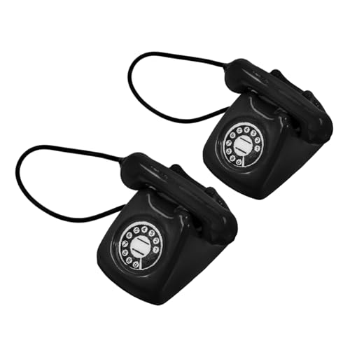 ibasenice 2 Stück Miniatur Retro Telefon aus Legierung Realistische Vintage Puppenhaus Dekoration Kreative Requisite für Miniaturmöbel Bastelzubehör und Sammler ibasenice 2 Stück Miniatur Retro Telefon aus Legierung Realistische Vintage Puppenhaus Dekoration Kreative Requisite für Miniaturmöbel Bastelzubehör und Sammler von ibasenice