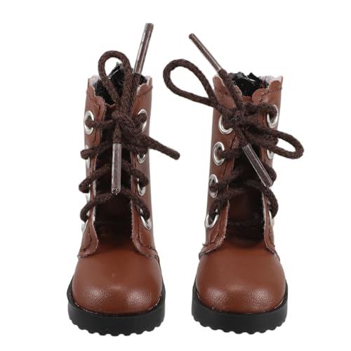 ibasenice 2 Stück Miniaturschuhe High Top Süße Stiefel Ball Puppenkleidung Ersatz Plüschpuppe Miniatur Stoffschuhe von ibasenice
