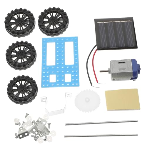 ibasenice 2 Stück Montage Solarauto experimente Experiment experimente für sonnenenergie DIY Kinderexperiment DIY Solarauto DIY-Auto Solarauto Black von ibasenice