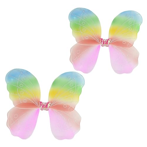 ibasenice 2 Stück Performance Requisiten Schmetterlingsflügel Schmetterlingskostüm Bühnenflügel Kostüm Halloween Mädchen Zubehör Kostüm Schmetterling Puppenhaus Zubehör LED Flügel ibasenice 2 Stück Performance Requisiten Schmetterlingsflügel Schmetterlingskostüm Bühnenflügel Kostüm Halloween Mädchen Zubehör Kostüm Schmetterling Puppenhaus Zubehör LED Flügel von ibasenice