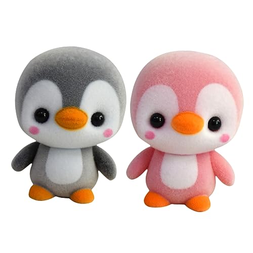 ibasenice 2 Stück Pinguin-plüschpuppe Tierfiguren Pinguin Stofftier Ausgestopfte Pinguin-spielzeuge Plüsch-Pinguin- Plüsch-Pinguin-Puppen von ibasenice