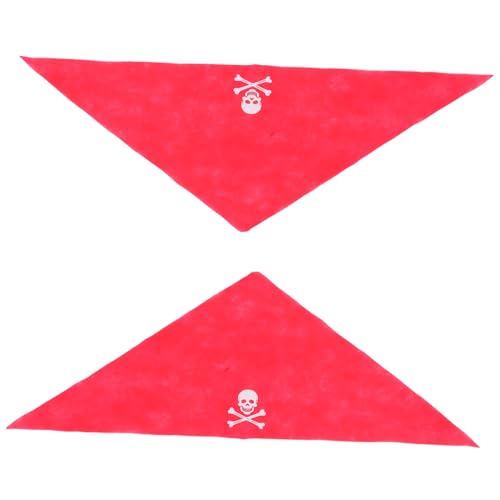 ibasenice 2stücke Piratentuch Für Halloween Und Weiche Bandanas Für Piratenkostüme Perfektes Zubehör Für Erwachsene von ibasenice