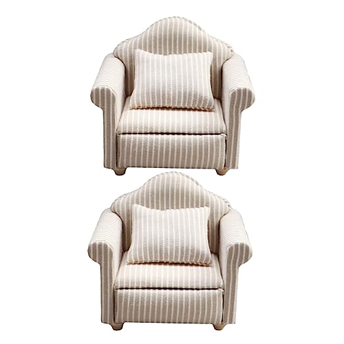 ibasenice 2 Stück Puppenstubensofa für kinderspielzeug Miniatursofa Mini-Zubehör Mini- Couch holzspielzeug Miniatur-Hausmöbel Miniatur-Sofa-Modell Baumwolle Stripe ibasenice 2 Stück Puppenstubensofa für kinderspielzeug Miniatursofa Mini-Zubehör Mini- Couch holzspielzeug Miniatur-Hausmöbel Miniatur-Sofa-Modell Baumwolle Stripe von ibasenice