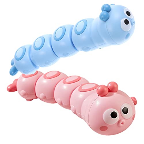 ibasenice 2 Stück Raupe Kleine Spielsachen Mini-Tier- Kinderparty Gefälligkeiten Kleine Tiere Aufzieh Partybevorzugungsspielzeug Tiere Aufziehen Abs von ibasenice