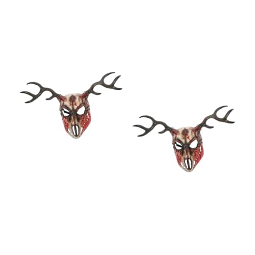 ibasenice 2 Stück Realistische Abnehmbare Hirschgeweih Maske für Halloween Cosplay und Maskerade Vielseitiges Tierkostüm Accessoire für Party Theater und Verkleidung ibasenice 2 Stück Realistische Abnehmbare Hirschgeweih Maske für Halloween Cosplay und Maskerade Vielseitiges Tierkostüm Accessoire für Party Theater und Verkleidung von ibasenice