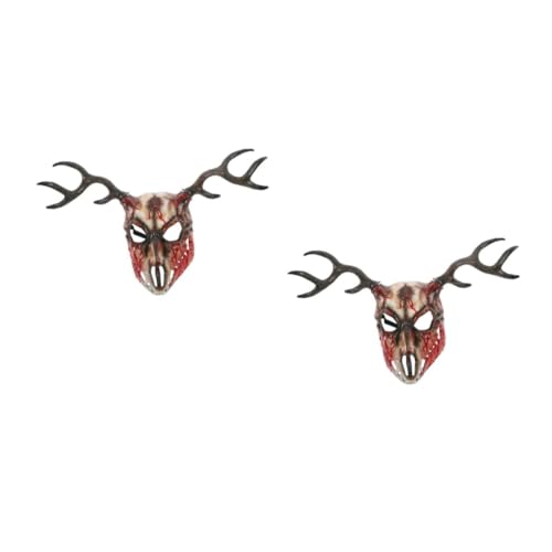 ibasenice 2 Stück Realistische Hirschgeweih Maske mit Abnehmbaren Hörnern Atmungsaktive Cosplay Maske für Halloween Partys und Kostümfest Einzigartiges Design für Unvergessliche Auftritte ibasenice 2 Stück Realistische Hirschgeweih Maske mit Abnehmbaren Hörnern Atmungsaktive Cosplay Maske für Halloween Partys und Kostümfest Einzigartiges Design für Unvergessliche Auftritte von ibasenice