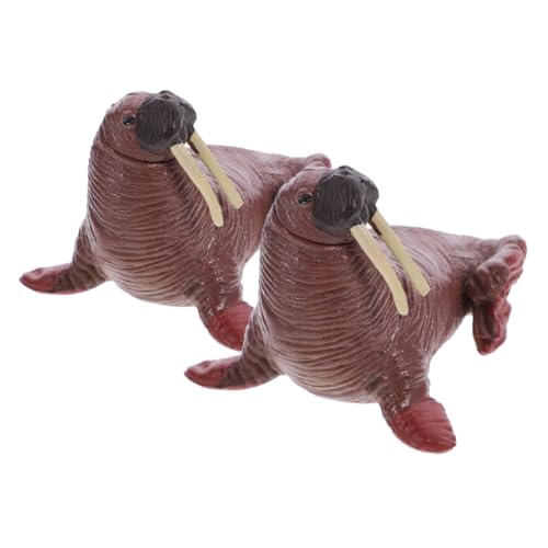 ibasenice 2 Stück Realistisches Teiliges Walross Resin Meeresmodell Kreative Simulation Lebensechte Tierfigur Dekorativ für Aquarium Mikro Landschaft Geschenkidee für Wohnzimmer und ibasenice 2 Stück Realistisches Teiliges Walross Resin Meeresmodell Kreative Simulation Lebensechte Tierfigur Dekorativ für Aquarium Mikro Landschaft Geschenkidee für Wohnzimmer und von ibasenice