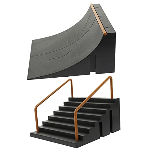 ibasenice 2 Stück Requisiten für Skateboard-Veranstaltungsorte Park Hindernis Finger Pads Mini -Rampen -Skateboarding Skate-Rampe Skateboard- Plastik Black ibasenice 2 Stück Requisiten für Skateboard-Veranstaltungsorte Park Hindernis Finger Pads Mini -Rampen -Skateboarding Skate-Rampe Skateboard- Plastik Black von ibasenice