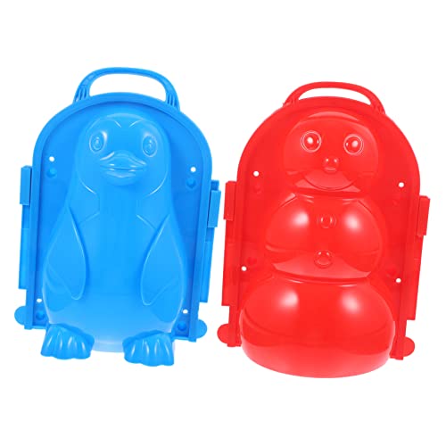 ibasenice 2 Stück Schneeball-Clip Schneeschaufel-Clip Schneemannform Schneeformen winterspielzeuge schneekugel Set Winter-Schneeball-Hersteller Winter Schnee Plastik ibasenice 2 Stück Schneeball-Clip Schneeschaufel-Clip Schneemannform Schneeformen winterspielzeuge schneekugel Set Winter-Schneeball-Hersteller Winter Schnee Plastik von ibasenice