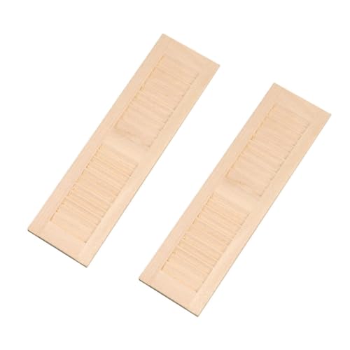 ibasenice 2pcs Maßstab 112 Puppe Puppenhaus Miniatur Holz Shutter Zubehör Für Dekorative Spielzeug ibasenice 2pcs Maßstab 112 Puppe Puppenhaus Miniatur Holz Shutter Zubehör Für Dekorative Spielzeug von ibasenice