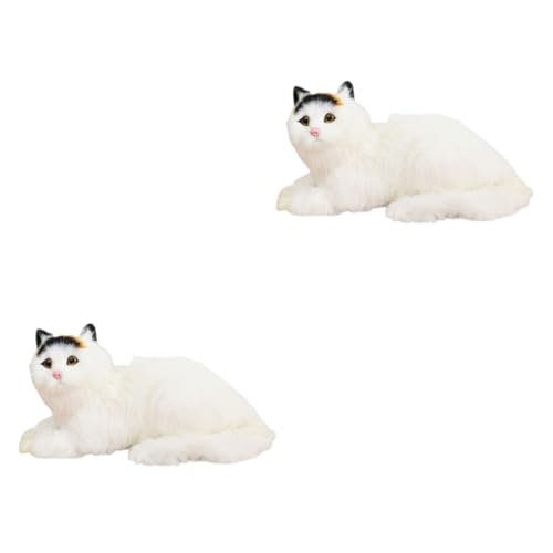 ibasenice 2 Stück Simulierte Katzenschmuck Cartoon Stofftiere Haustier Beruhigend Gefüllte Tierspielzeug Realistische Kätzchenmodelle Kuscheltiere Katze Kurzer Plüsch Zufällige Farbe ibasenice 2 Stück Simulierte Katzenschmuck Cartoon Stofftiere Haustier Beruhigend Gefüllte Tierspielzeug Realistische Kätzchenmodelle Kuscheltiere Katze Kurzer Plüsch Zufällige Farbe von ibasenice