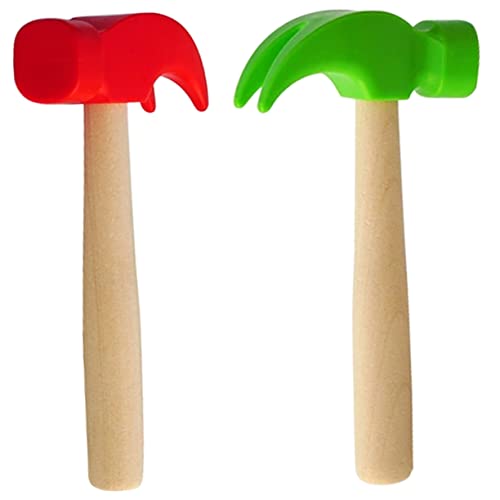 ibasenice 2 Stück Simulierter Klauenhammer Kinderspielzeug Kleiner Schlaghammer Hammerschlagspielzeug Spielspielzeug Vorgeben Mallet- Vorgeben, Hämmer Zu Kleiner Hammer Holz von ibasenice