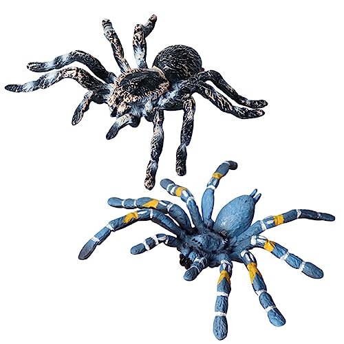 ibasenice 2 Stück Spinnenmodell plastiktiere für Tierfiguren für Zoo-Enthusiasten von ibasenice