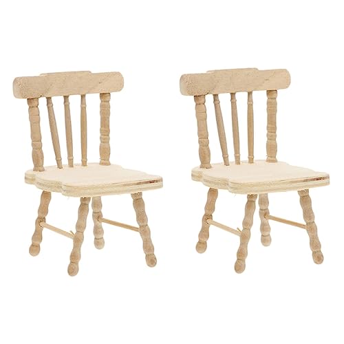 ibasenice 2 Stück Stuhlform Stühle Spielzeughaus Puppenhausmöbel Mini Mini Hausstuhl Mini Stuhlmodell Mini DIY Zubehör Mini Zubehör Mini Raumdekor Hellbraun Aus Holz ibasenice 2 Stück Stuhlform Stühle Spielzeughaus Puppenhausmöbel Mini Mini Hausstuhl Mini Stuhlmodell Mini DIY Zubehör Mini Zubehör Mini Raumdekor Hellbraun Aus Holz von ibasenice