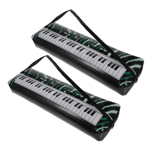 ibasenice 2 Stück Teiliges Aufblasbares Keyboard Musikinstrument Realistische Klavier Simulation Leichtes Party Deko für Musikrhythmus und Koordination ibasenice 2 Stück Teiliges Aufblasbares Keyboard Musikinstrument Realistische Klavier Simulation Leichtes Party Deko für Musikrhythmus und Koordination von ibasenice