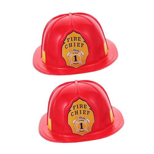 ibasenice 2 Stück Teiliges Feuerwehrhelm Kunststoff Feuerwehrmann Kostümhelm Rot Feuerwehrhut für Rollenspiele Fasching Karneval Zubehör für Erwachsene ibasenice 2 Stück Teiliges Feuerwehrhelm Kunststoff Feuerwehrmann Kostümhelm Rot Feuerwehrhut für Rollenspiele Fasching Karneval Zubehör für Erwachsene von ibasenice