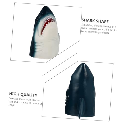 ibasenice 2 Stück Teiliges Fisch handpuppen Weichem Material Realistische Tier handpuppen für Erwachsene Interaktives Kreativität und Kommunikation von ibasenice