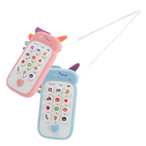 ibasenice 2 Stück Teiliges Lernhandy mit Musik und Pädagogischem Inhalt Interaktives Smartphone für Kleinkinder Leichtes Tragbares Mobiltelefon zur Sprachförderung und Frühkindlichen ibasenice 2 Stück Teiliges Lernhandy mit Musik und Pädagogischem Inhalt Interaktives Smartphone für Kleinkinder Leichtes Tragbares Mobiltelefon zur Sprachförderung und Frühkindlichen von ibasenice