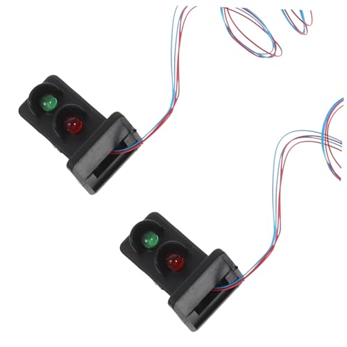 ibasenice 2 Stück Teiliges Mini Ampel Modell DIY Sandtisch Verkehrslicht Realistische Signalleuchten für Modellbahn Gebäude Landschaftsdekoration Geeignet für Sandtisch und Miniaturhäuser ibasenice 2 Stück Teiliges Mini Ampel Modell DIY Sandtisch Verkehrslicht Realistische Signalleuchten für Modellbahn Gebäude Landschaftsdekoration Geeignet für Sandtisch und Miniaturhäuser von ibasenice