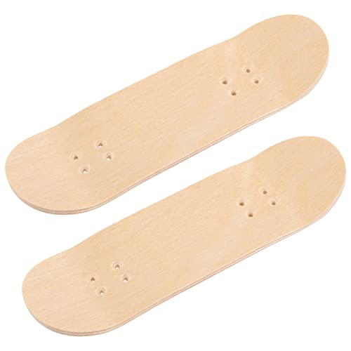 ibasenice 2 Stück Teiliges Mini Fingerboard Skateboard aus Robustem DIY Skateboard Decks für Jugendliche für Fingerfertigkeit und Sammeln von ibasenice