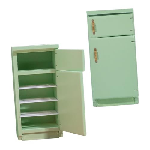 ibasenice 2 Stück Teiliges Miniatur Puppenhaus Kühlschrank aus Realistisch Gestalteter Tisch-kühlschrank mit Gefrierfach Kompakt und Langlebig für Puppenhaus Mikro-Landschaft und Kreative ibasenice 2 Stück Teiliges Miniatur Puppenhaus Kühlschrank aus Realistisch Gestalteter Tisch-kühlschrank mit Gefrierfach Kompakt und Langlebig für Puppenhaus Mikro-Landschaft und Kreative von ibasenice