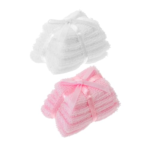 ibasenice 2 Stück Teiliges Miniatur-mikrofaserhandtuch-Set Realistische Puppenhaus-badetücher Detailreiche Mini-Badezimmer-handtücher Vielseitig Kompatibel für Puppenhaus-deko Geschenkidee ibasenice 2 Stück Teiliges Miniatur-mikrofaserhandtuch-Set Realistische Puppenhaus-badetücher Detailreiche Mini-Badezimmer-handtücher Vielseitig Kompatibel für Puppenhaus-deko Geschenkidee von ibasenice