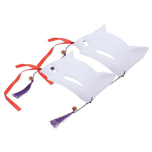 ibasenice 2 Stück Unbemalte Maske für Cosplay Leere Fuchsmaske zum Basteln für Kunstprojekte Party Halloween und Kostümverkleidung ibasenice 2 Stück Unbemalte Maske für Cosplay Leere Fuchsmaske zum Basteln für Kunstprojekte Party Halloween und Kostümverkleidung von ibasenice