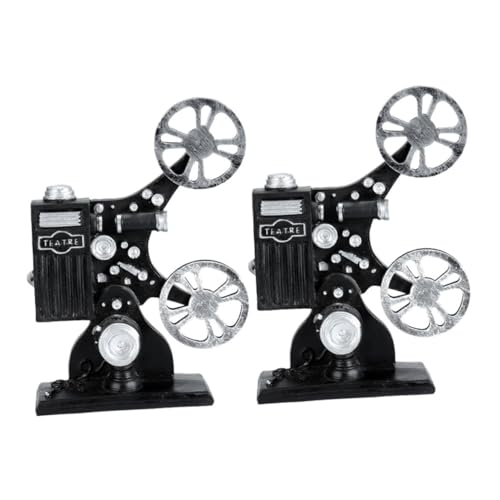 ibasenice 2 Stück Vintage Modell Retro Filmprojektor Figurine für Stilvolle Wohn und Büroschmuck Nostalgisches Design für Kreative Dekoration und Sammlerstücke ibasenice 2 Stück Vintage Modell Retro Filmprojektor Figurine für Stilvolle Wohn und Büroschmuck Nostalgisches Design für Kreative Dekoration und Sammlerstücke von ibasenice