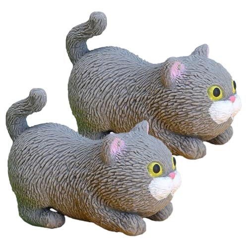 ibasenice 2 Stück Weiche Katzen-Squeeze-spielzeuge für Stressabbauende Leichtes Antistress Handtraining und Partyspaß ibasenice 2 Stück Weiche Katzen-Squeeze-spielzeuge für Stressabbauende Leichtes Antistress Handtraining und Partyspaß von ibasenice