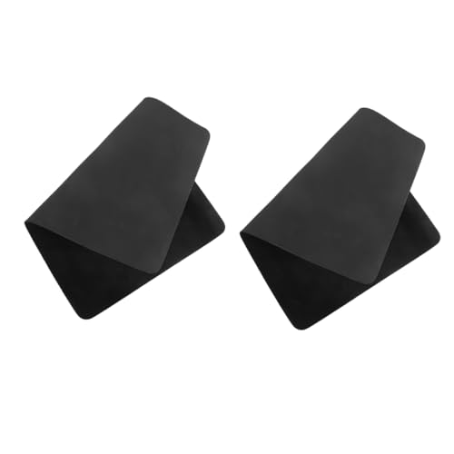ibasenice 2 Stück Zauberkartenmatte Brettspiel Matte Mahjong-Matte Für Den Tisch Pokertischmatte Gimmick-Requisiten Spielmatte Brettspiel-tischmatte Karte Tischmatte Black Stoff von ibasenice