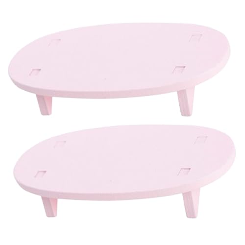 ibasenice 2 Stück bastelset basteln für gieskanne kinderspielzeug Children Toys Szene puppenhaus beistelltisch Mini-Holztisch Puppenstubentisch aus Holz hölzern Rosa ibasenice 2 Stück bastelset basteln für gieskanne kinderspielzeug Children Toys Szene puppenhaus beistelltisch Mini-Holztisch Puppenstubentisch aus Holz hölzern Rosa von ibasenice