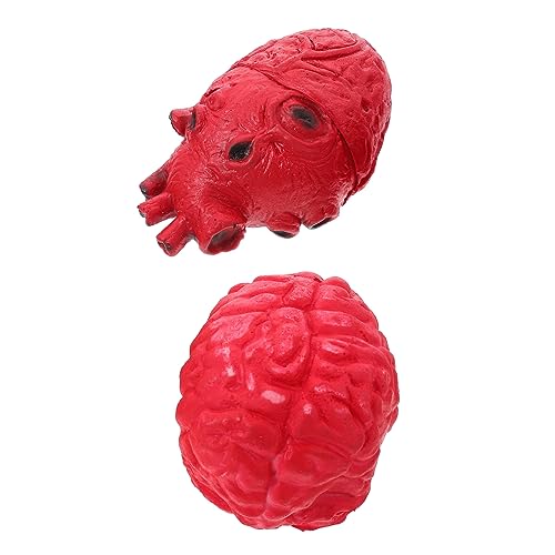 ibasenice 2 Stück blutige Körperstützen Halloween-Dekorationen im Freien Horror Halloween Dekoration Halloween Decor Halloween Deko Outdoor Halloween-Gehirne Halloween-Herzmodelle von ibasenice