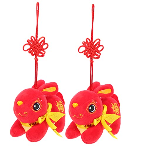 ibasenice Plüschpuppe Design Einzigartiges Hasenmaskottchen Zum Chinesischen Neujahr Schreibtischdekoration ibasenice Plüschpuppe Design Einzigartiges Hasenmaskottchen Zum Chinesischen Neujahr Schreibtischdekoration von ibasenice