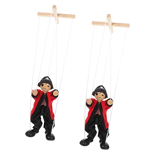 ibasenice 2pcs Pirate Marionette Puppen Holz Pull String Spielzeug Für Kinder Sicher Puppen ibasenice 2pcs Pirate Marionette Puppen Holz Pull String Spielzeug Für Kinder Sicher Puppen von ibasenice