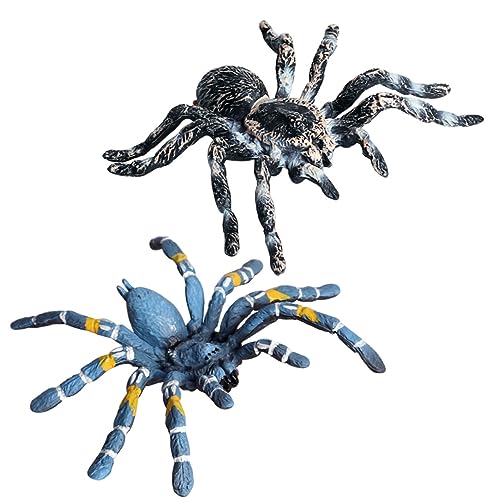 ibasenice 2 Stücke Simulierte Spinne Modell Modelle Reptil Mini Spinne Modell Reptil Modell von ibasenice