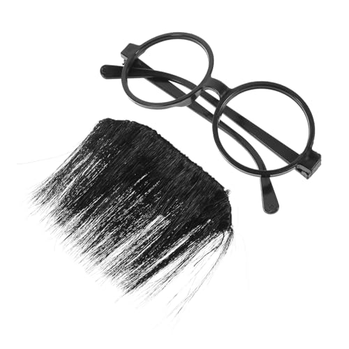 ibasenice 2 Teiliges Set Kunstbart Mit Brille Lebensnaher Fake Bart Für änner Ideale Party Requisiten Für Kostümpartys Halloween Und Maskeraden von ibasenice