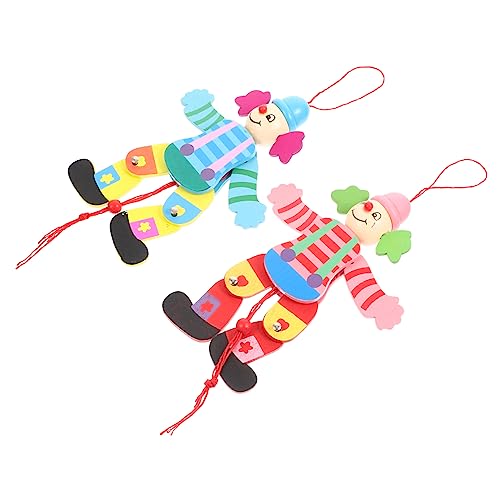ibasenice 2-teilige Schnur Zugleinen-Clown- Clownspielzeug Clown-marionetten Puppen Cartoon-Clown- Interaktives Marionettenspielzeug Hölzerne Marionetten Clown-Puppe Holz ibasenice 2-teilige Schnur Zugleinen-Clown- Clownspielzeug Clown-marionetten Puppen Cartoon-Clown- Interaktives Marionettenspielzeug Hölzerne Marionetten Clown-Puppe Holz von ibasenice